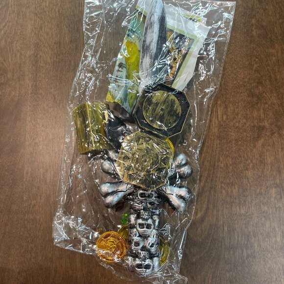 Zucos Pirate Halloween Costume Girls Size 7-9 Dress Up Cosplay Dagger, Hat NEW - Picture 9 of 11